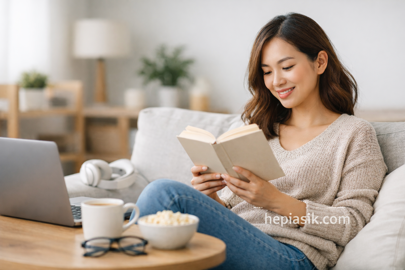 Ilustrasi hiburan ringan dan bacaan santai